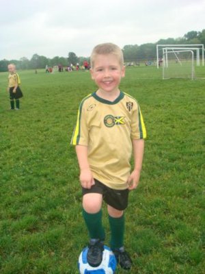 last soccer game- ready to play!