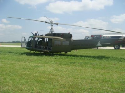 helicopter at the air show