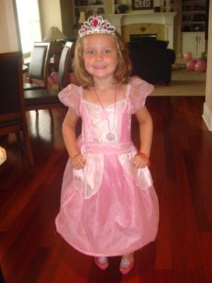 our princess awaiting her party