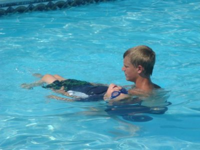 floating