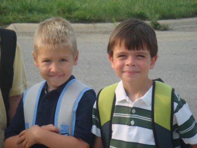 with his buddy andy