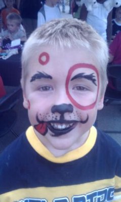 puppy dog (his idea- no surprise)