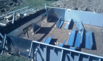 the steps arrived