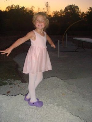 after dance class, climbing on rocks