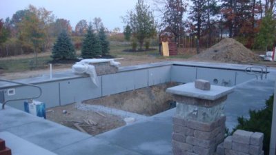 the concrete is in- hooray!