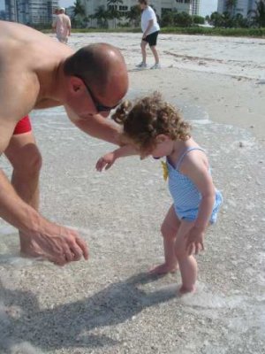 first time her piggies have been in the gulf