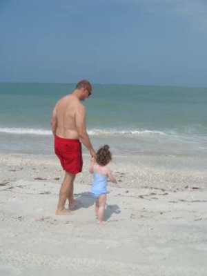 as long as she had a hand, she loved the waves