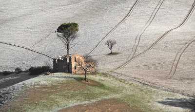 2010  December, first snow on Pesaro's hills