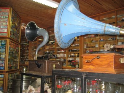 and phonographs...