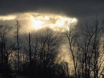 evening november sky