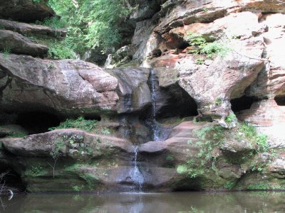 waterfall at old man's cave