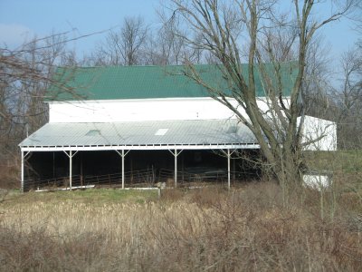 unused horse barn