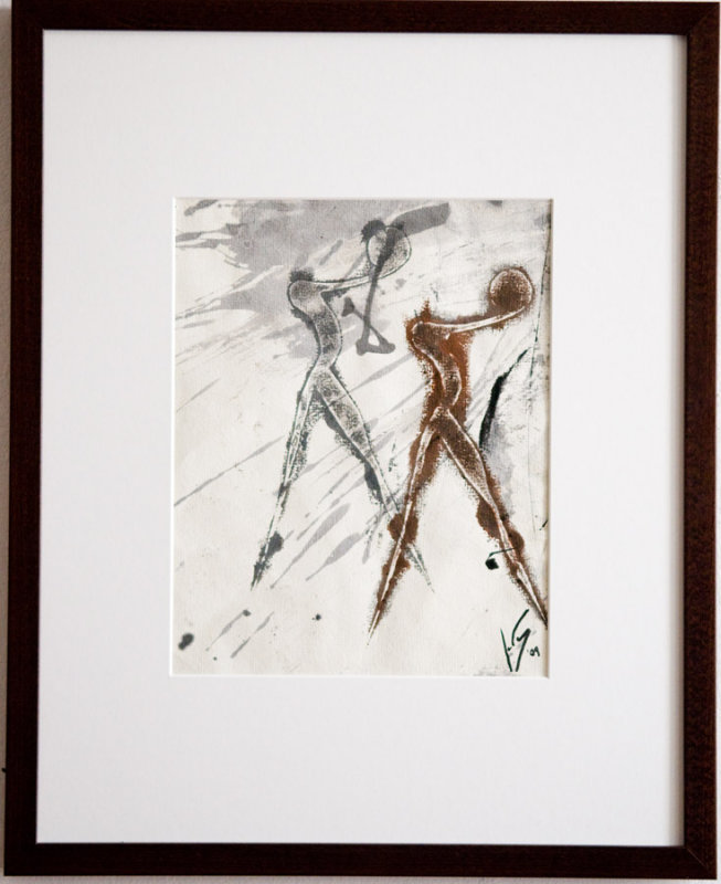 senza titolo, ink on paper, 28x24 (sold)