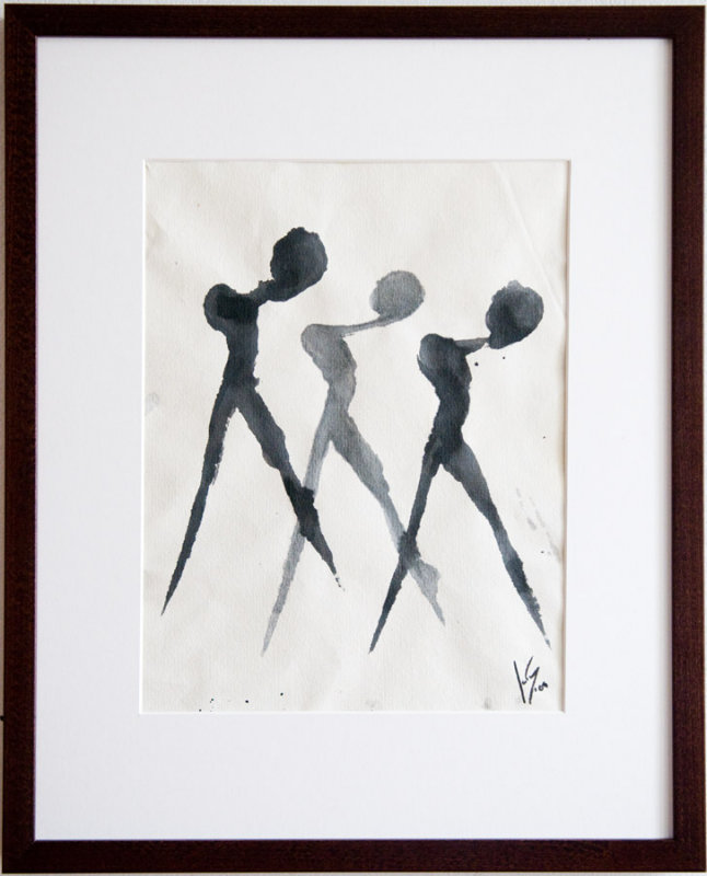 senza titolo,ink on paper,22x17 (sold)