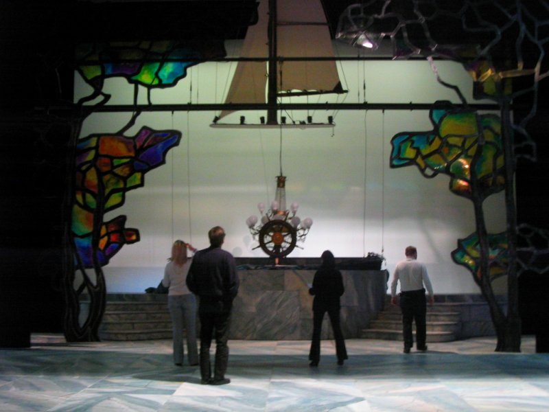 on the theatre