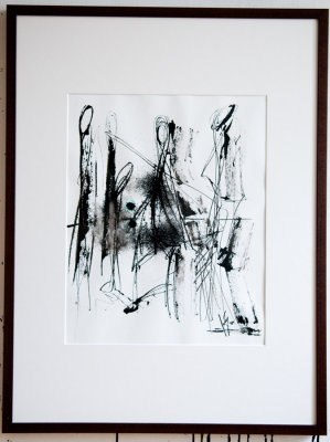 figure, ink on paper,50x40