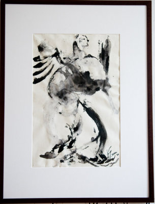 papageno, ink on paper,55x38