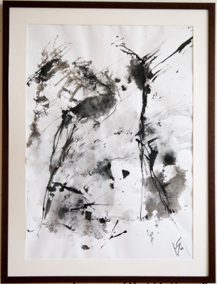 nu,ink on paper, 50x70 (sold)