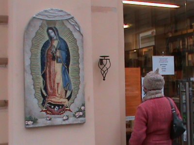 Virgen de Guadalupe. Library Tiempo- Johannesgasse- Wien