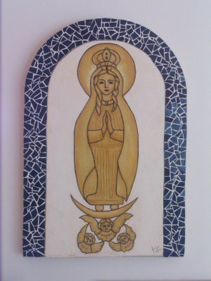 Virgen de la Chiquitania Concepcion- Library Tiempo Nuevo- Taborstrasse- Vienna