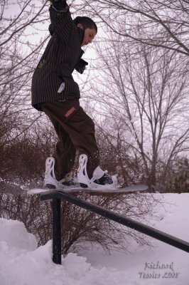Planche  neige Parc Lafontaine