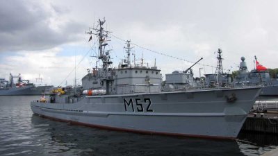 Lithuanian Naval Force Lindau class ship M52 Sduvis.