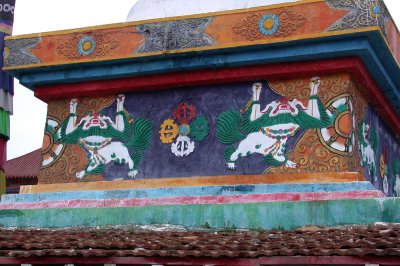 Lamaist temple close to Yushu
