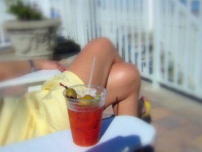 Bloody Mary Sunday By The Ocean