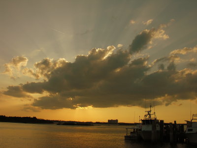 Sunset  Over Intracoastal Waterway
