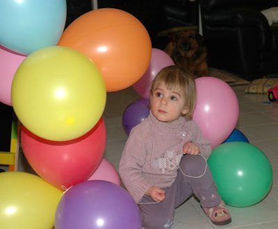 Lucie à ses deux ans