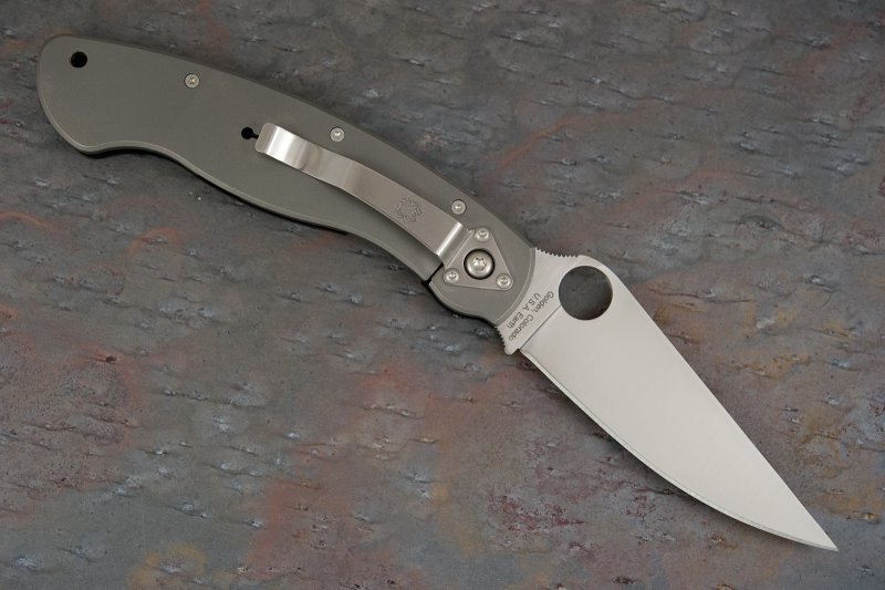 Spyderco Military C36GTIP (CPM M4) back