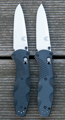 Benchmade 580 scale difference