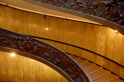 Vatican Museum staircase 2