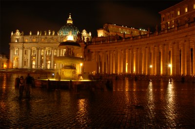 Vatican at night 2