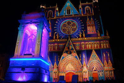 Lyon Lumiere St Jean Cathedral
