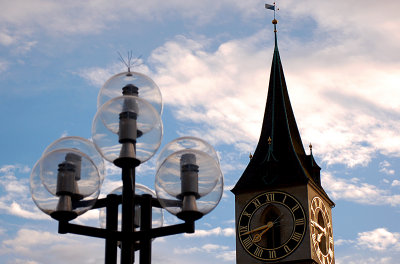 Clock at Zurich