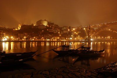 Porto at night