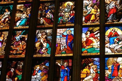 Milan Cathedral stain glass
