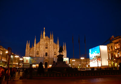 Milan Cathedral night shot