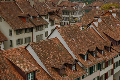 The rooftops of Bern
