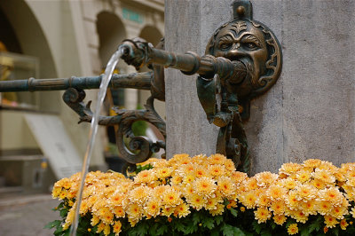 Bern fountain detail