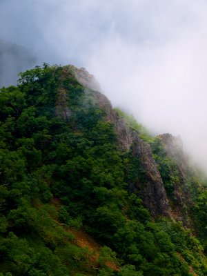 Yatsugadake (Amida-dake, Aka-dake and Io-dake)