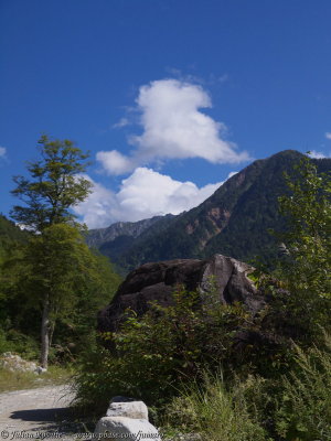 View towards Kasagatake