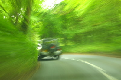 Country drive, Cornwall, UK