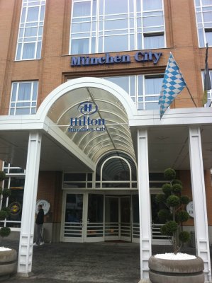 Chuck's hotel - Hilton Munich City - very nic