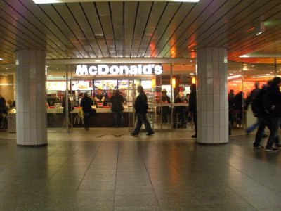McDonalds in Hauptbahnhof