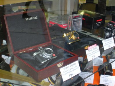 Super tiny Minox cameras