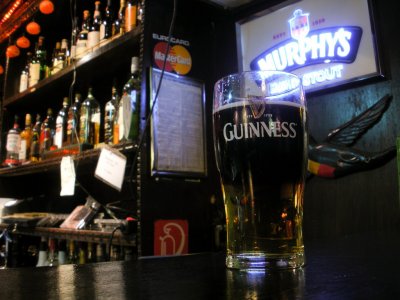 Found the Shamrock Irish Pub - Guinness!