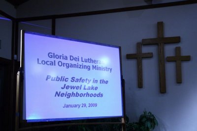 AFACT - Gloria Dei Meeting on Crime and Public Safety Jewel Lake Area