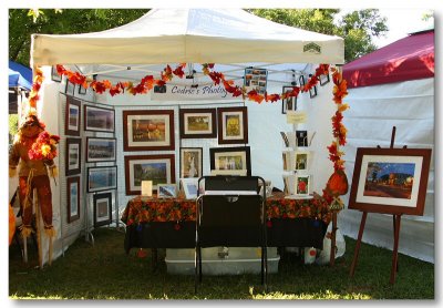 My Booth at the Elk Grove Harvest Festival